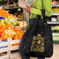 Reggae King Marley Grocery Bag Gold Lion