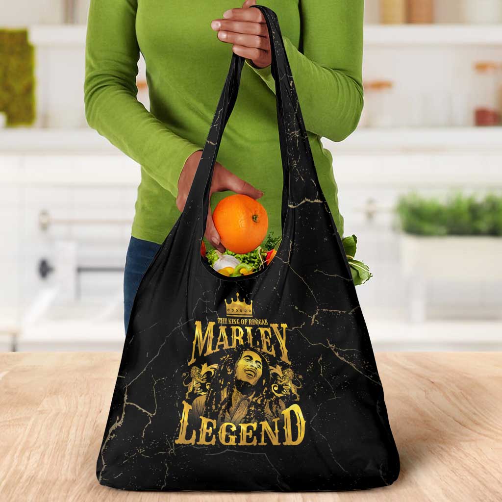 Reggae King Marley Grocery Bag Gold Lion