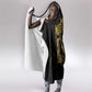 Reggae King Marley Hooded Blanket Gold Lion