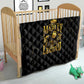 Reggae King Marley Quilt Gold Lion