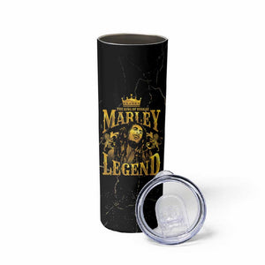 Reggae King Marley Skinny Tumbler Gold Lion