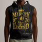 Reggae King Marley Sleeveless Hoodie Gold Lion - African Pride