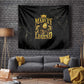 Reggae King Marley Tapestry Gold Lion