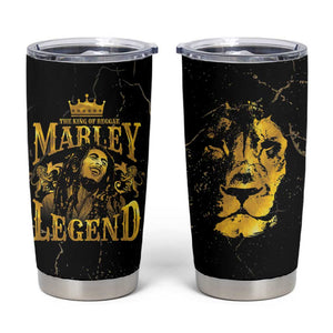 Reggae King Marley Tumbler Cup Gold Lion