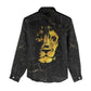 Reggae King Marley Women Casual Shirt Gold Lion LT05