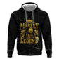 Reggae King Marley Zip Hoodie Gold Lion