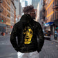 Reggae King Marley Zip Hoodie Gold Lion