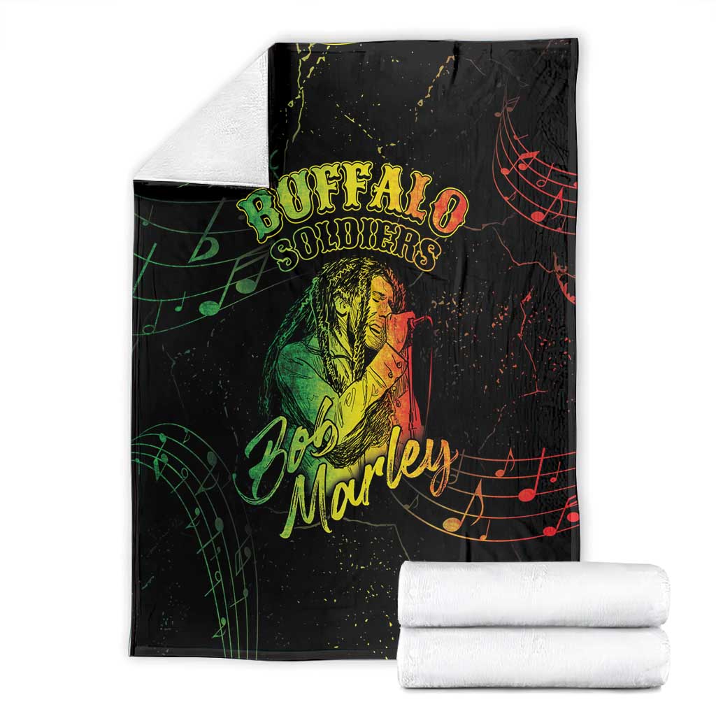 Reggae King Buffalo Soldier Blanket Honoring The Legend