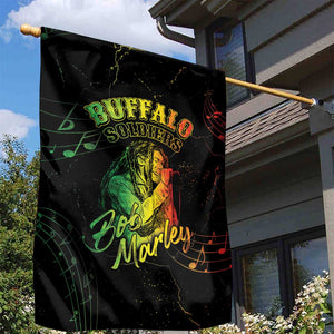 Reggae King Buffalo Soldier Garden Flag Honoring The Legend