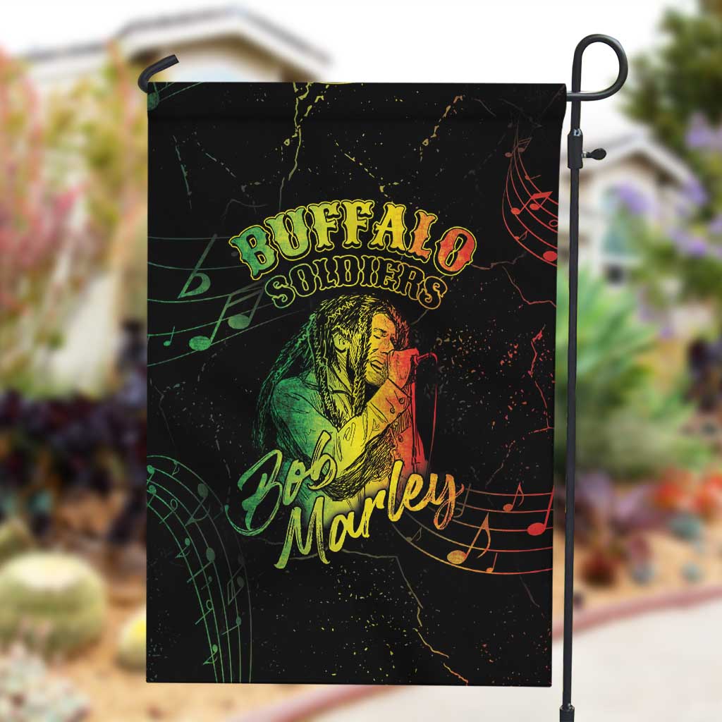 Reggae King Buffalo Soldier Garden Flag Honoring The Legend