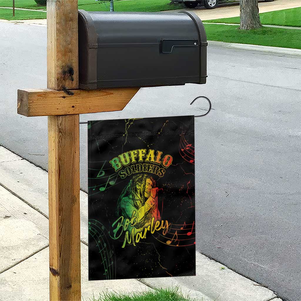 Reggae King Buffalo Soldier Garden Flag Honoring The Legend