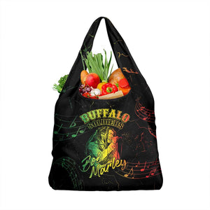 Reggae King Buffalo Soldier Grocery Bag Honoring The Legend
