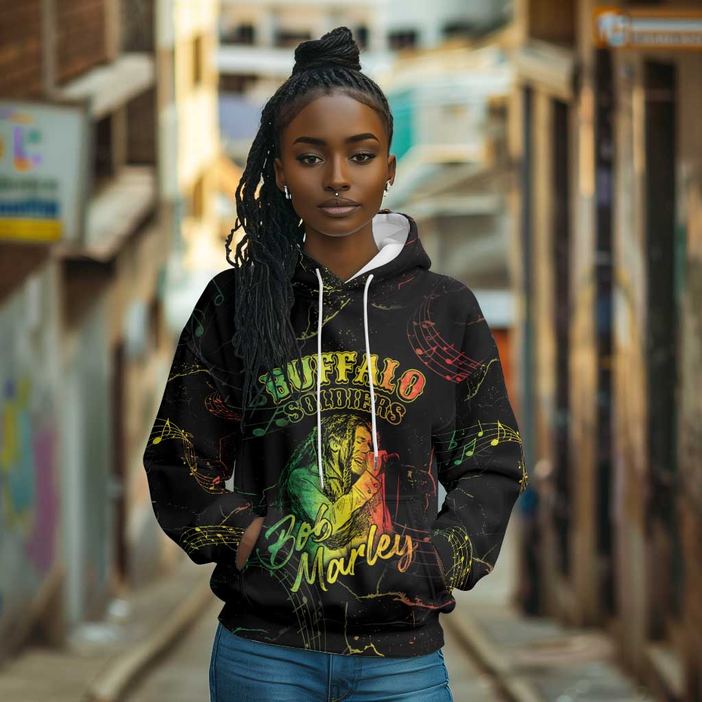 Reggae King Buffalo Soldier Hoodie Honoring The Legend