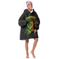 Reggae King Buffalo Soldier Kid Wearable Blanket Hoodie Honoring The Legend
