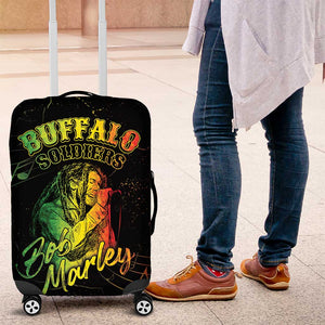 Reggae King Buffalo Soldier Luggage Cover Honoring The Legend