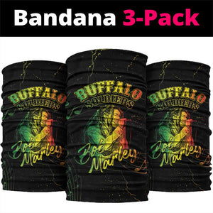 Reggae King Buffalo Soldier Neck Gaiter Honoring The Legend - African Pride
