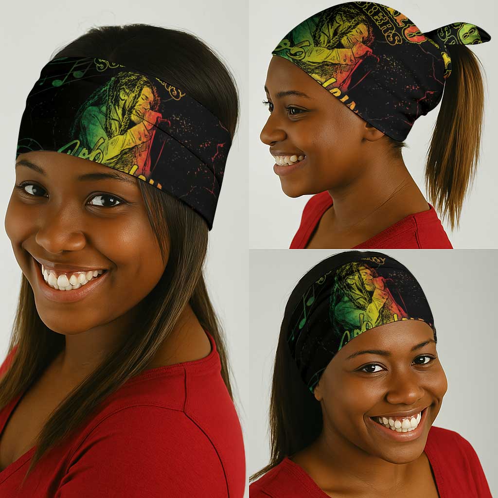 Reggae King Buffalo Soldier Neck Gaiter Honoring The Legend LT05