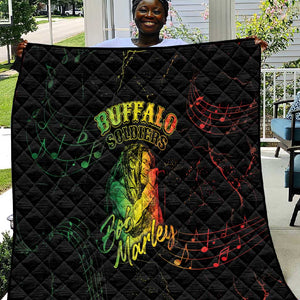 Reggae King Buffalo Soldier Quilt Honoring The Legend