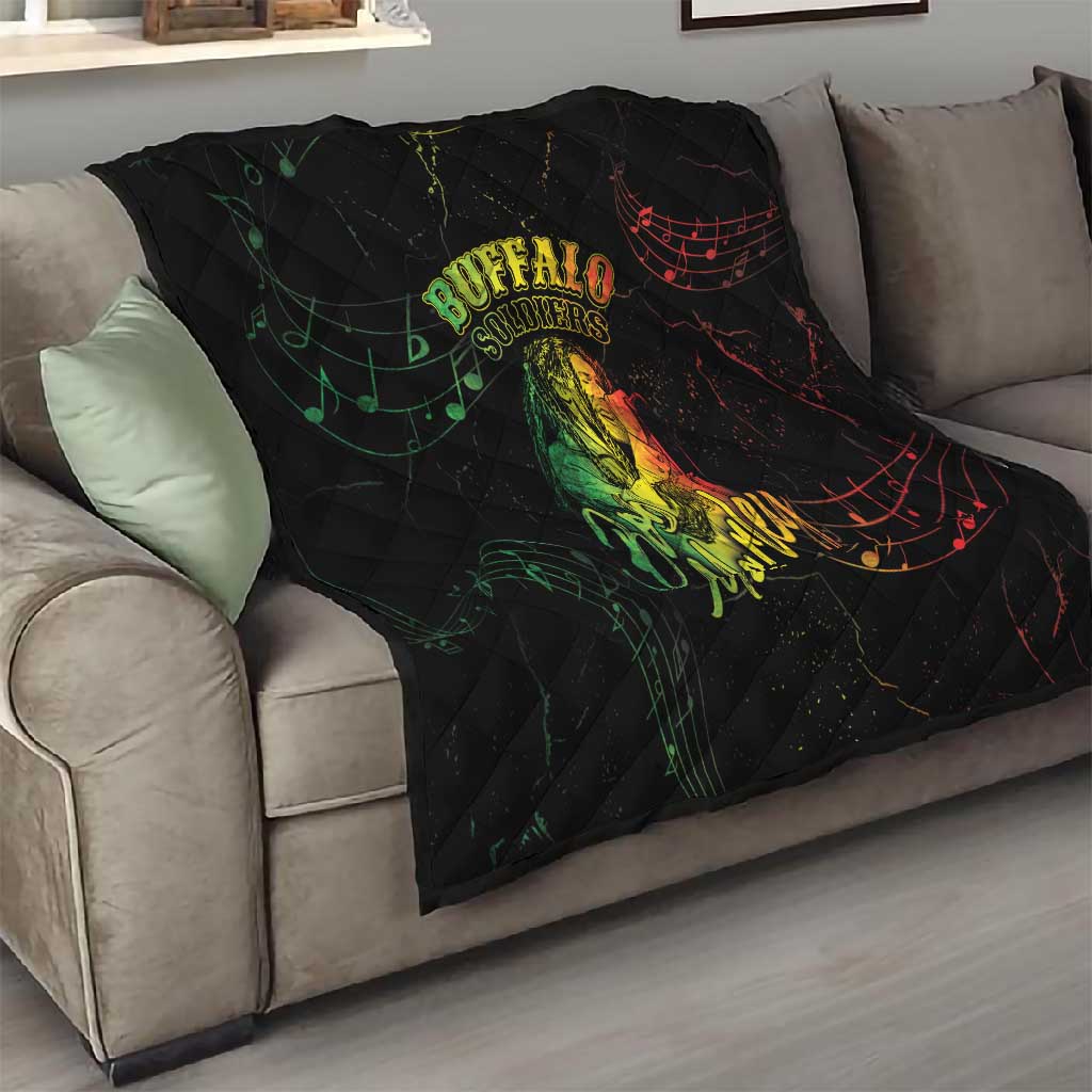 Reggae King Buffalo Soldier Quilt Honoring The Legend