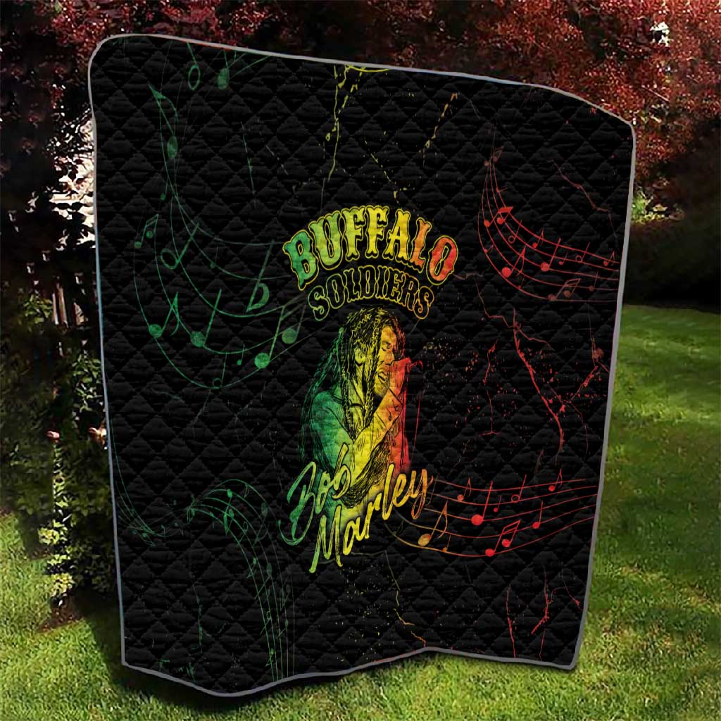 Reggae King Buffalo Soldier Quilt Honoring The Legend
