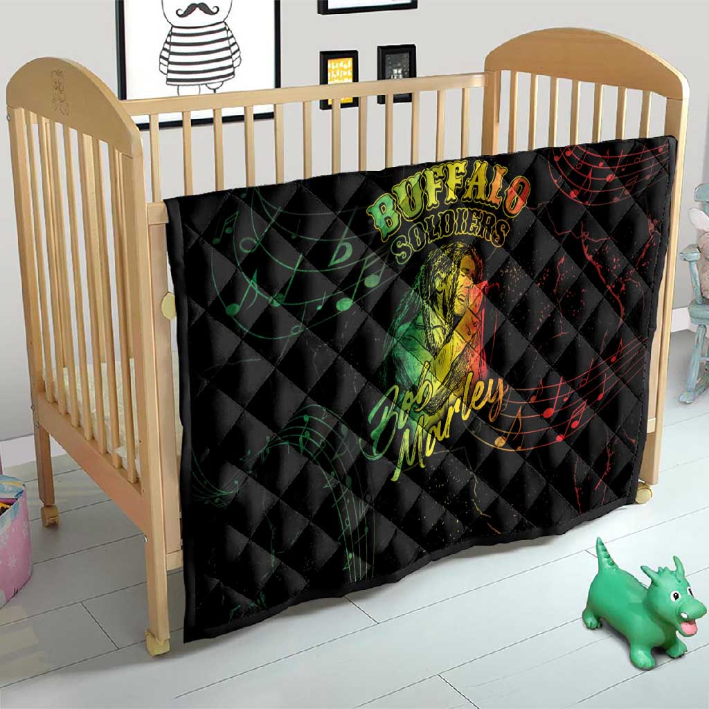 Reggae King Buffalo Soldier Quilt Honoring The Legend