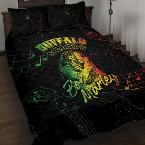 Reggae King Buffalo Soldier Quilt Bed Set Honoring The Legend