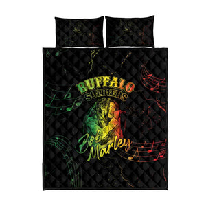 Reggae King Buffalo Soldier Quilt Bed Set Honoring The Legend