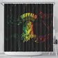 Reggae King Buffalo Soldier Shower Curtain Honoring The Legend