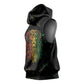Reggae King Buffalo Soldier Sleeveless Hoodie Honoring The Legend - African Pride
