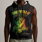 Reggae King Buffalo Soldier Sleeveless Hoodie Honoring The Legend - African Pride