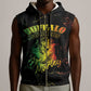 Reggae King Buffalo Soldier Sleeveless Zip Hoodie Honoring The Legend - African Pride