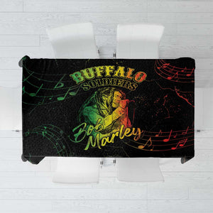 Reggae King Buffalo Soldier Tablecloth Honoring The Legend