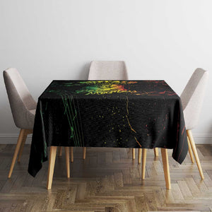 Reggae King Buffalo Soldier Tablecloth Honoring The Legend