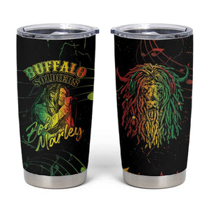 Reggae King Buffalo Soldier Tumbler Cup Honoring The Legend