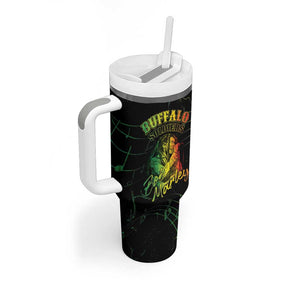 Reggae King Buffalo Soldier Tumbler With Handle Honoring The Legend