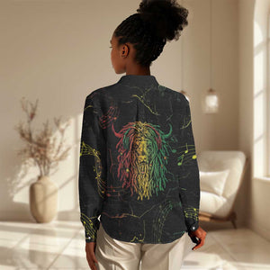 Reggae King Buffalo Soldier Women Casual Shirt Honoring The Legend LT05