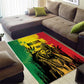 Legend Bob Personalized Area Rug Reggae Grunge