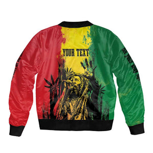 Legend Bob Personalized Bomber Jacket Reggae Grunge