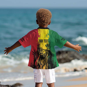 Legend Bob Personalized Kid Hawaiian Shirt Reggae Grunge
