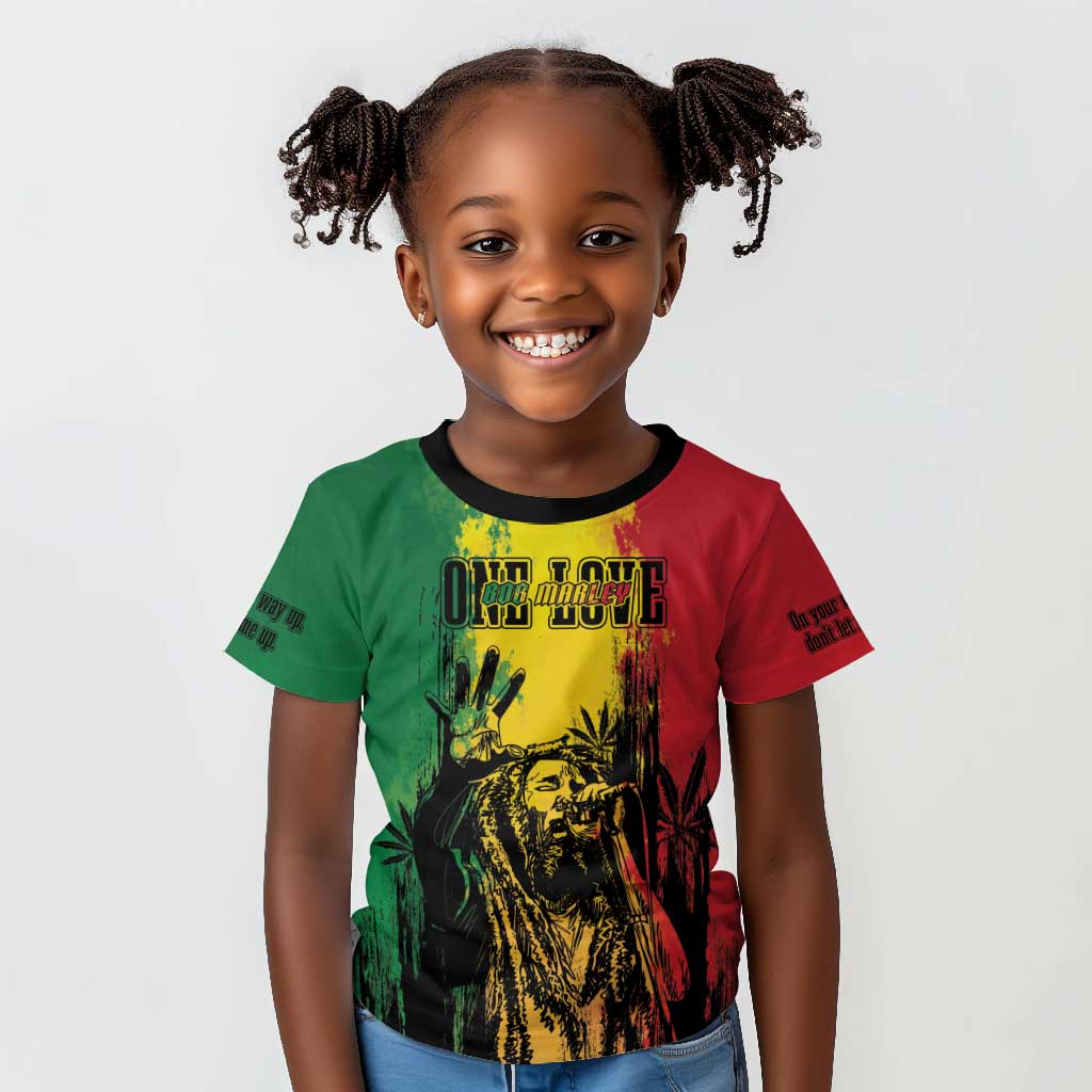 Legend Bob Personalized Kid T shirt Reggae Grunge