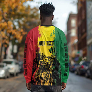 Legend Bob Personalized Long Sleeve Shirt Reggae Grunge LT7