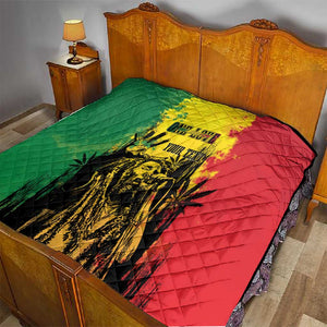 Legend Bob Personalized Quilt Reggae Grunge