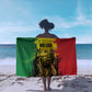 Legend Bob Personalized Sarong Reggae Grunge