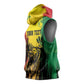 Legend Bob Personalized Sleeveless Hoodie Reggae Grunge - African Pride