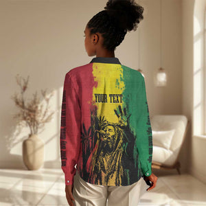 Legend Bob Personalized Women Casual Shirt Reggae Grunge LT7