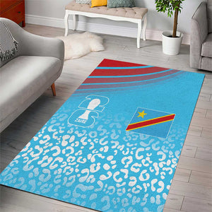DR Congo WC2026 Guernsey Leopard Inspired Area Rug