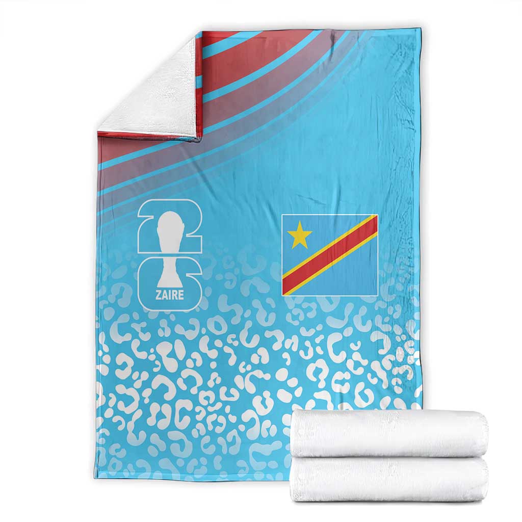 DR Congo WC2026 Guernsey Leopard Inspired Blanket