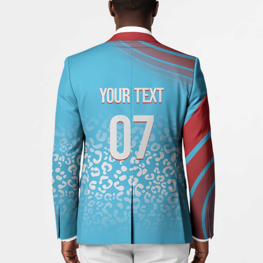 Loopard Customised Design DR Congo WC2026 Custom Guernsey Leopard Inspired Blazer Leopards World ...