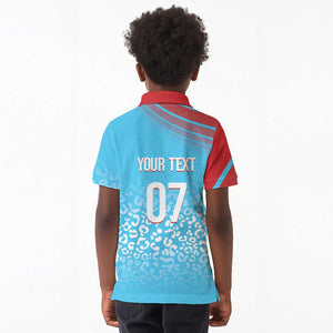 DR Congo WC2026 Custom Guernsey Leopard Inspired Kid Polo Shirt