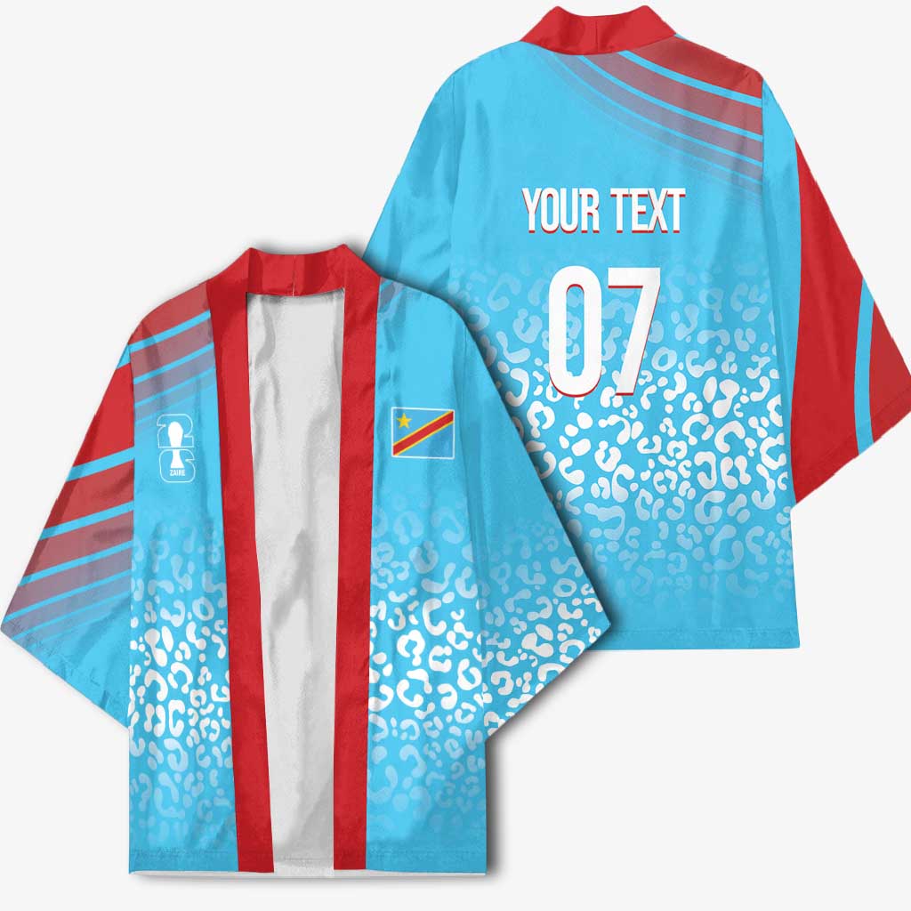 DR Congo WC2026 Custom Guernsey Leopard Inspired Kimono